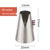 Stainless Steel Fish-Shaped Ruffle Cake Piping Nozzle Set
