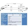 50mm 75mm 100mm 150mm 200mm  LVDT Sensor Linear Position Travel Sensor with Eye rodT-PTS12