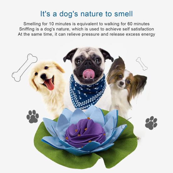 

Нескользящее дно, устойчивое к укусам, в форме лотоса, одеяло для дрессировки собак, товары для домашних животных