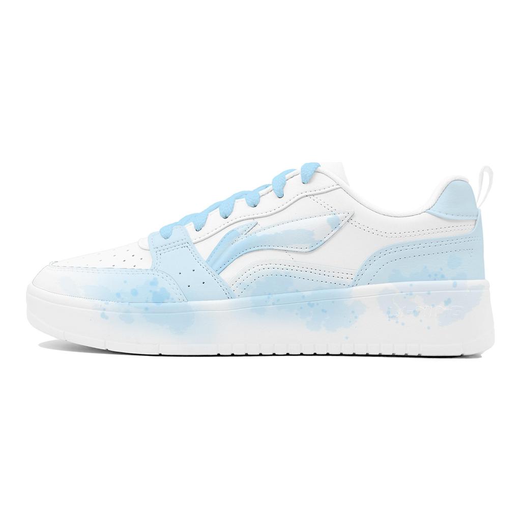 Li Ning Sycee Skateboard Shoes Women's Low Top White AGCT339-6(Team617-)
