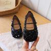 2026 Trendy Sequin Bow Princess Flats - Soft Sole Kids' Shoes for Girls