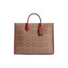 Handbag Ace 35 Classic Presbyopia Print, Coated Canvas and Calfskin, Tote Bag, Shopping Bag, Shoulder Crossbody Handbag, Large Size, Women's