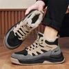 Warrior High-Top Lifestyle Casual Shoes Men sneakers Khaki Gray Black WXY-N286N02