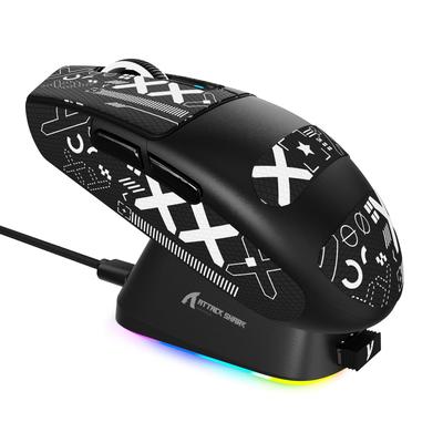 MAMBASNAKE X ATTACK SHARK G3PRO Gaming Wireless with Magnetic Charging RGB Charging Wireless Wired Gaming 3 Comfortable In the 500mAh For Sticker