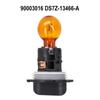 1pcs ABS Corner Turn Signal Light Bulb-Socket For Ford For Fusion 2013-2020 Parts  Accessories Black