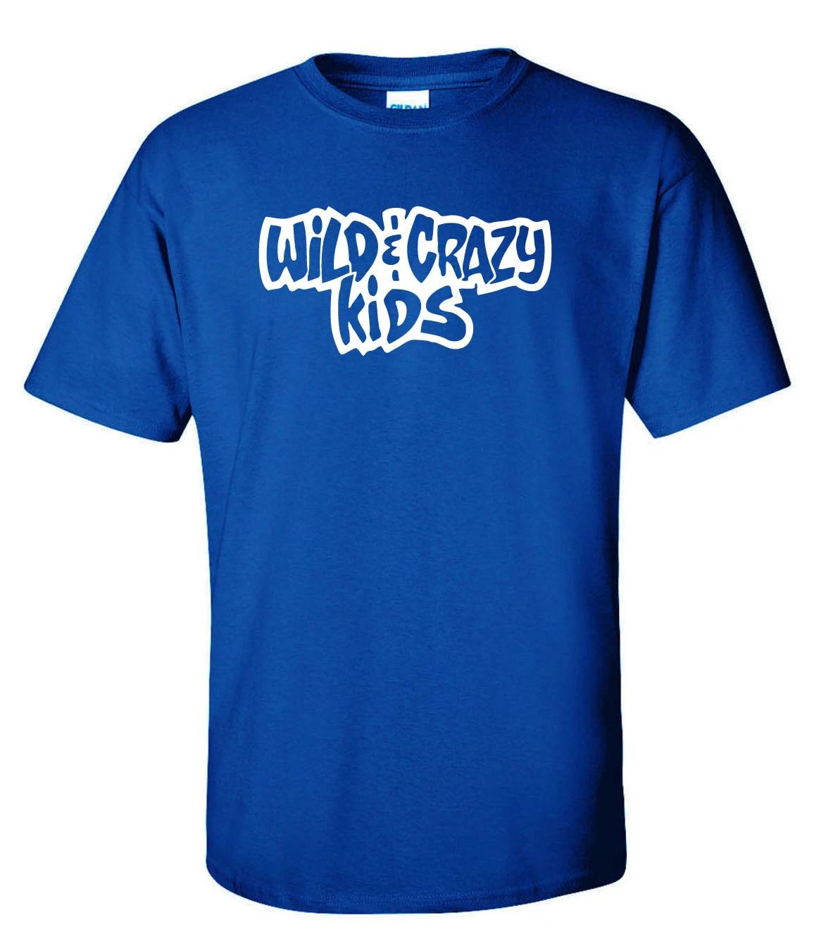BLUE Wild & Crazy Kids Nickelodeon T-shirt, Long Sleeve, Or One-Piece XXXL