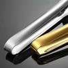 Stainless Steel Cooking Tongs Kitchen Tongs, Buffet Food Serving with Non-Slip Grip, Pastry for Baking Hollow Out Grill Cooking, Serving, BBQ,