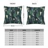 Evening Lily And Wildflower Pillowcase Polyester Linen Velvet Creative Zip Decor Throw Pillow Case Bed Cushion Cover