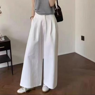 2026 Spring Korean Wide-Leg High Waist Casual Pants - Slimming, Fashionable, Versatile Drape