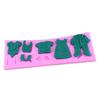 Diy 3D Cake Decorating Baby Clothes Shaped Fondant Sugar Cake Silicone Mold Art Tools