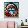 New Arrival 5D DIY Full Circle Diamond Painting "Ethnic Avatar Frame" Embroidery Cross Stitch Home Decor Gift