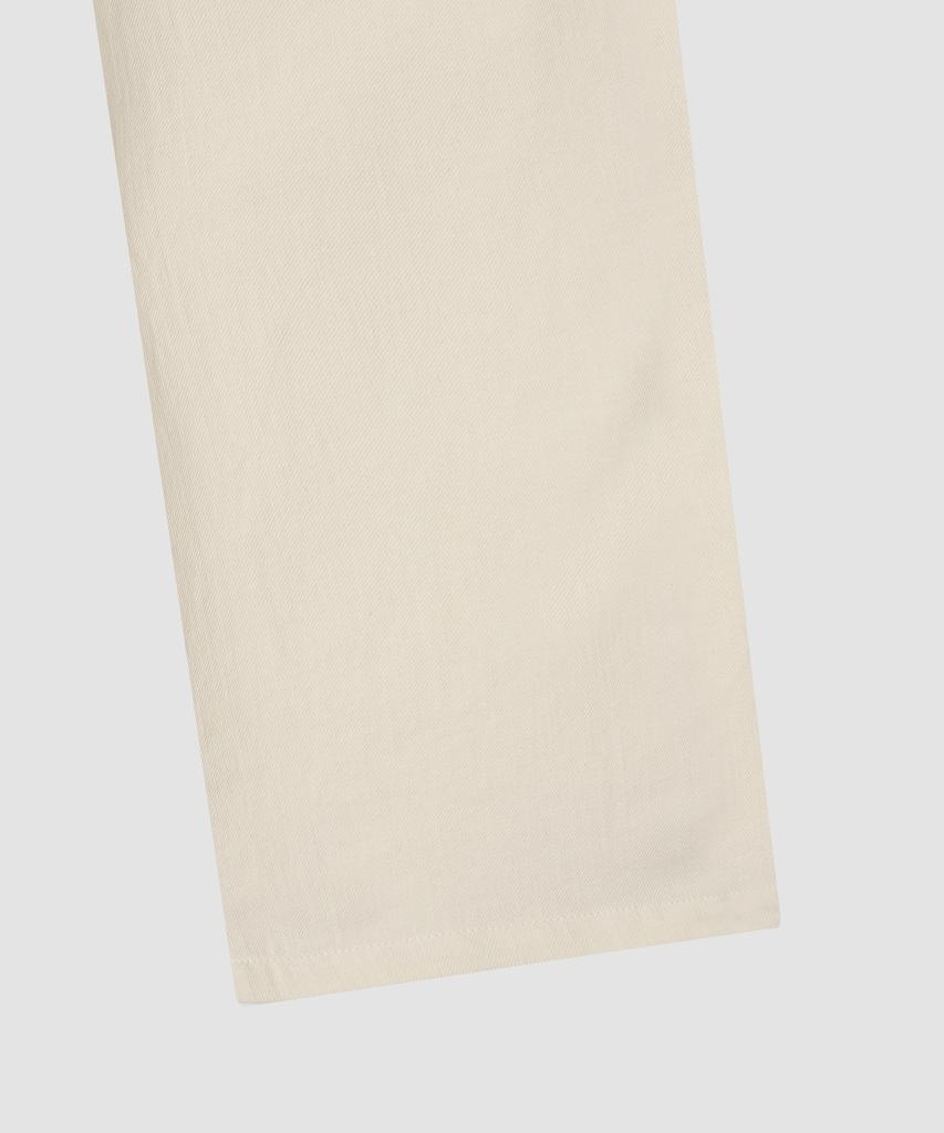 Deolil Pale Cotton Pants_Cream