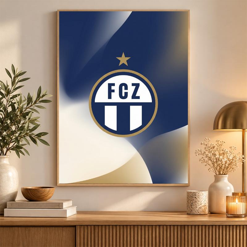 FC Zürich Diamond Painting Kit 5D Full Drill DIY Diamond Mosaic Wall Art Home Decor