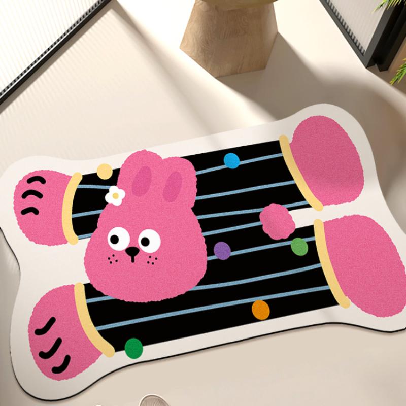 

Туалет ванная диатомовая грязь впитывающий коврик туалет туалет туалетная дверь противоскользящий коврик для ног входной дверной коврик 40x60cm15.7x23.6in