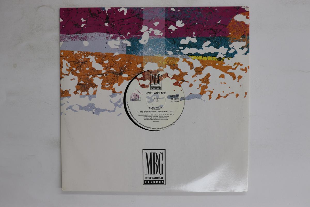 

12inch Record NEW LATIN AGE Long Wave MBG691 MBG 1991 Italy Dance Electronica Used