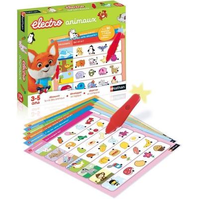 Electronic Educational Game - NATHAN - Electro Animals - Animal Discovery - For Children Aged 3 and Over