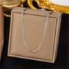 Stainless Steel Multi Layer Snake Bone Chain  Necklace For Women Simple Hip Pop Necklace Jewelry Wholesale
