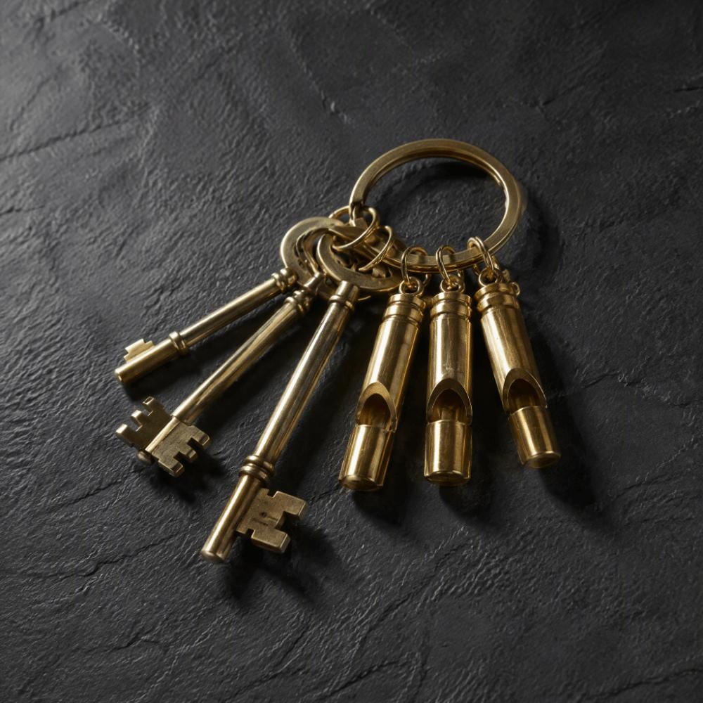 3pcs Brass Material Dog Training Whistle Aluminium Alloy Sports Referee Whistle Outdoor Activity
