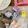 Cute Coffee Cup Hair Clip Flower Small Hair Claw Creative Acetate Hair Claw  Girl
