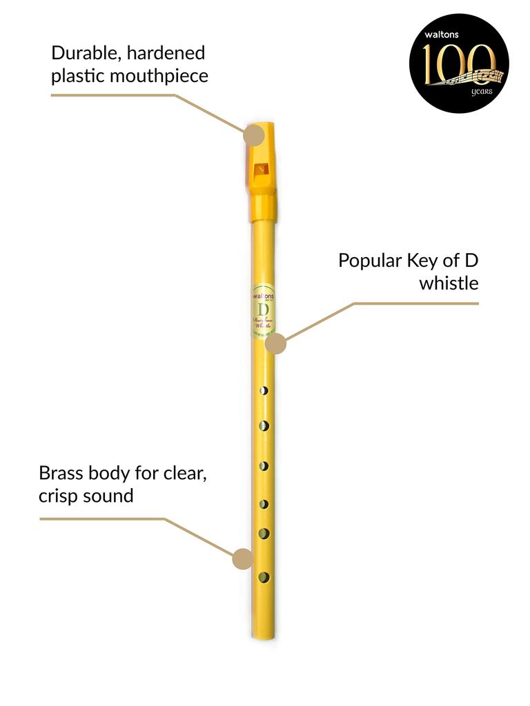 Waltons Rainbow Whistle, Yellow, Key D, 1550P