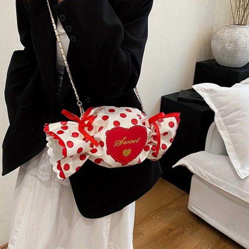 Candy Shaped Crossbody Bag, a New Japanese Style Design for Women, Unique Shoulder Bag