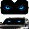 Monster's Angry Eyes Sun Visor Car Sun Shade Front Windshield Coverings Blocker Auto Protector Window Visor Screen Cover