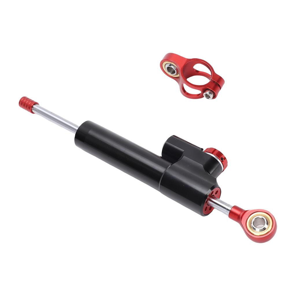 Motorcycle Steering Damper Stabilizer 10 Inch Universal Aluminum Alloy Motorcycle Steering Direction Damper for Street