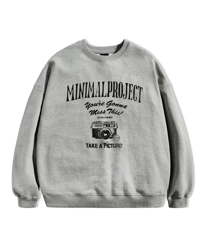 MINIMALPROJECT Capture Moment Pigment Sweatshirt Mmt139-Z [Gray]