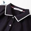 U.S. Polo Assn. Women's Polo Collar Cotton T-Shirt Dress
