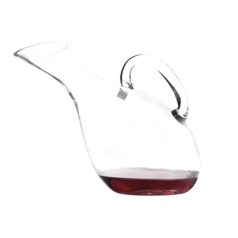 Caraffa da vino in vetro da 1700 ml a forma di cigno