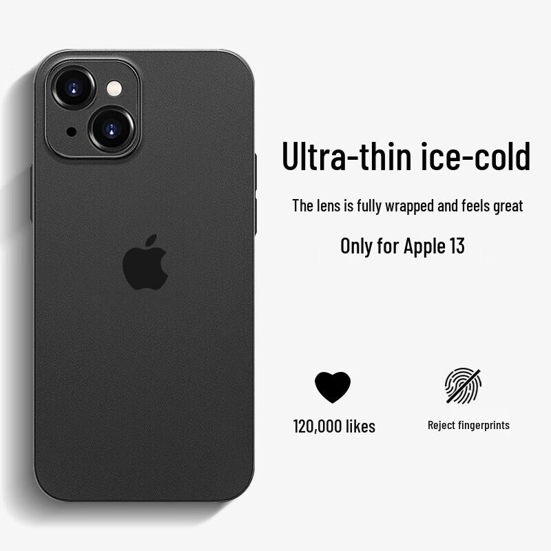 Nai Xiaoya Ultratenké matné pouzdro na iPhone s ochranou celého objektivu