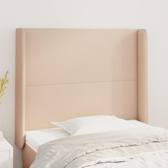 VidaXL Headboard with Ears Cappuccino 103x16x118-128 Cm3119389