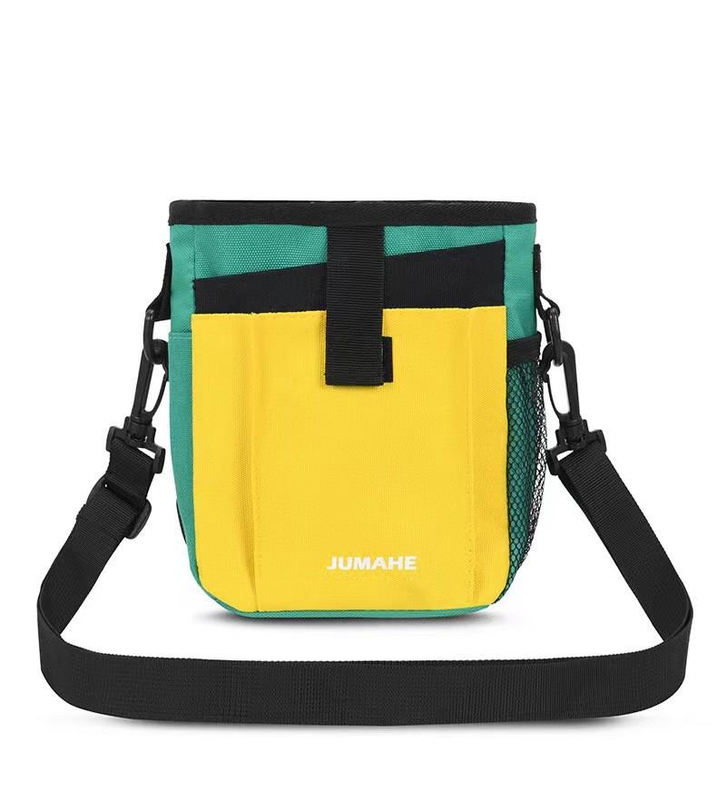 

Модна сумка через плече для тренування домашніх тварин, кишеня для ласощів для собак, портативний мішечок для собачих фекалій, товари для зберігання на вулиці, велика місткість жовтий