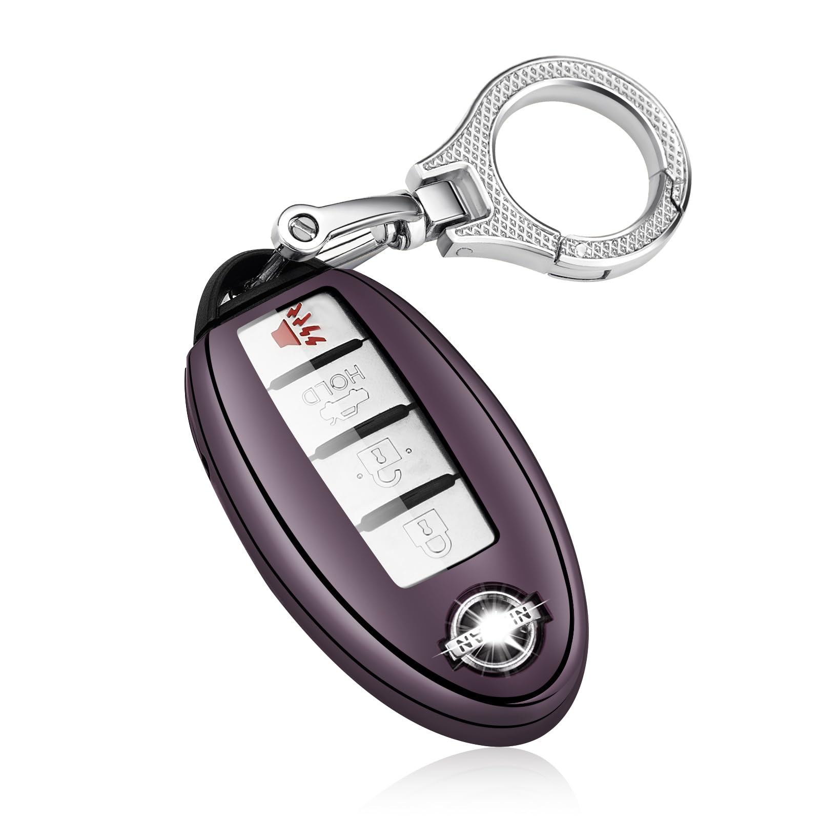 

Nissan Smart Key Case Car Key Cover Premium TPU Lightweight Silicone Key Holder Dirt