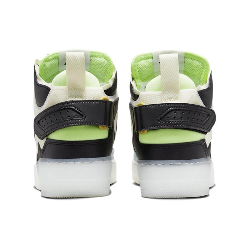 Nike Tenisky Air Force 1 React Mid Black Sail Ghost Green DQ1872-100