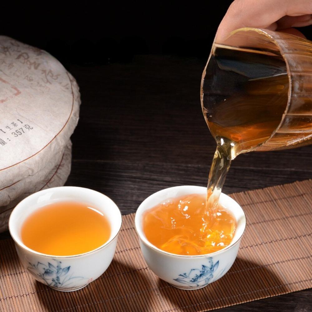 357g Brown Mountain Big Tree Raw Pu-erh Tea Cake Premium Green Tea