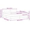 Box Spring Bed with Mattress Dark Blue 180 x 200 cm Velvet