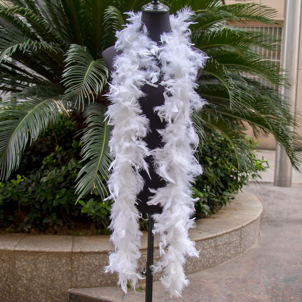 DIY 2Yards Fluffy Yellow Turkey Feather for Wedding Party Christmas Trees Decor Scarf 38-40g Marabou Boa Natural Plume Accessories