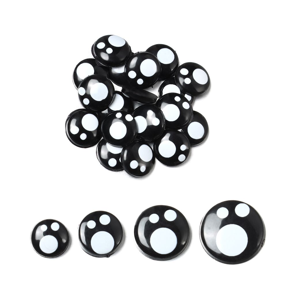 Plastic Kids DIY Toys Doll Animal Safety Eyes Plush Doll Accessories Puppet Crafts For White Bear