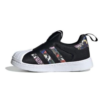 Originals Superstar 360 Pohodlné Všestranné Nízké Boty na Chůzi Dětské Boty Černá Bílá IG9895