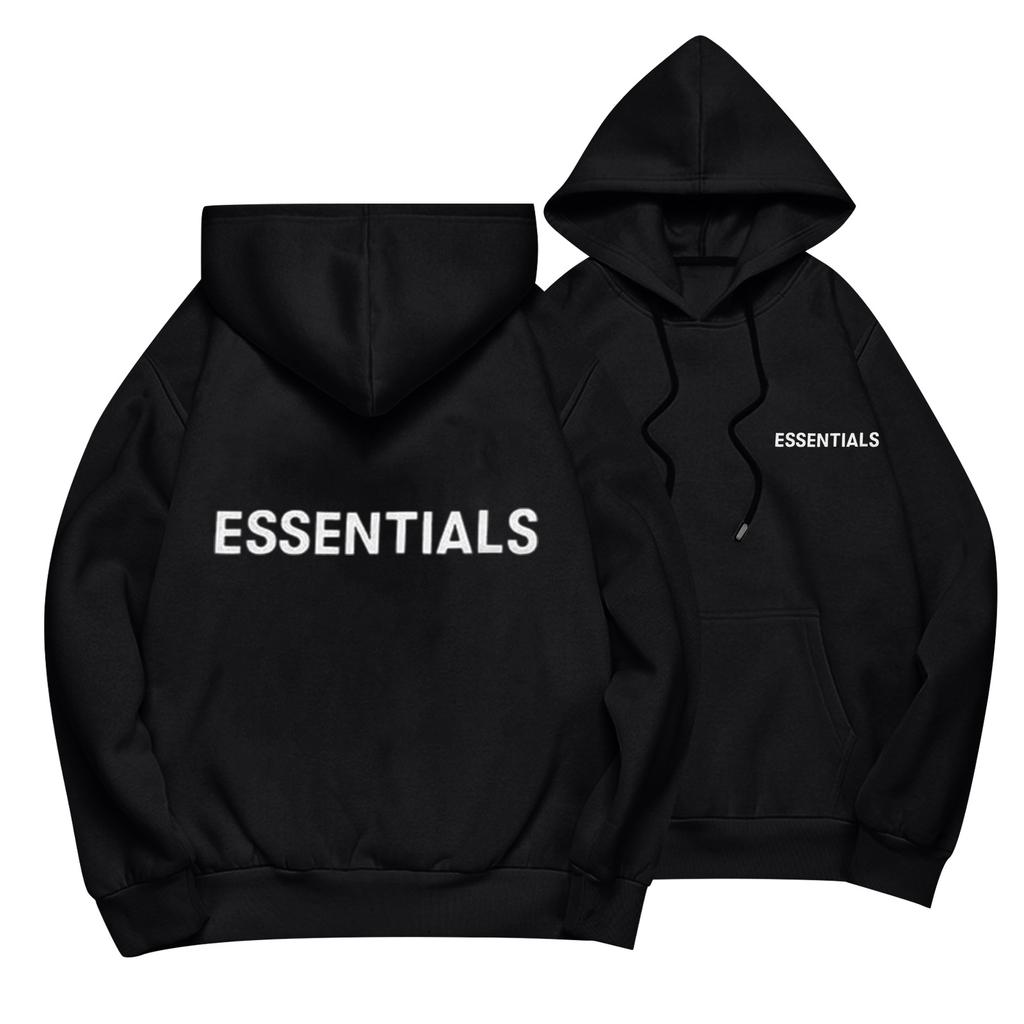 Unisex Loose Casual Letter Print Solid Round Neck Long Sleeve Hooded Sweatshirt