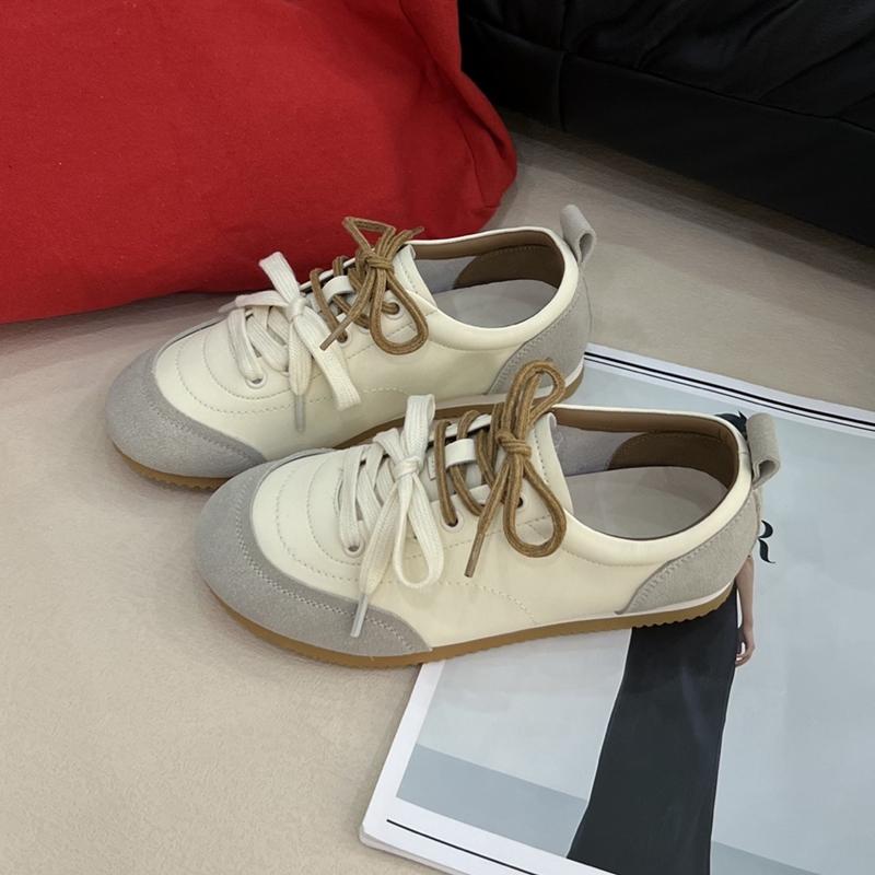 

Модная женская обувь для тренировок AIYUQI 2025 Новая женская беговая обувь в стиле колор-блок Кроссовки на мягкой подошве Повседневная обувь для женщин 43 бежевый