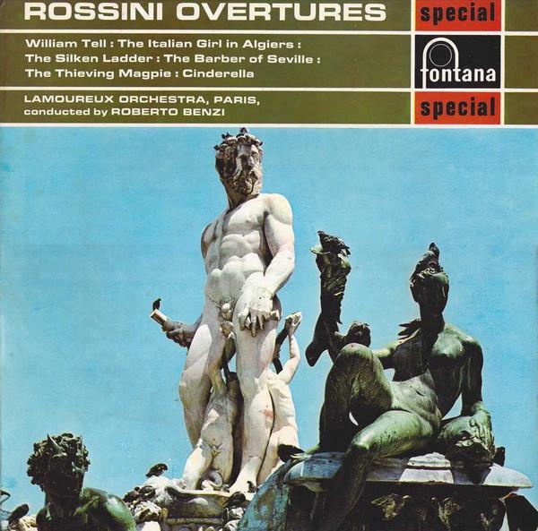 

LP Record GIOACCHINO ROSSINI ORCHESTRE DES Overtures William Tell The Ital SFL14056 Fontana 1969 UK Classical Used