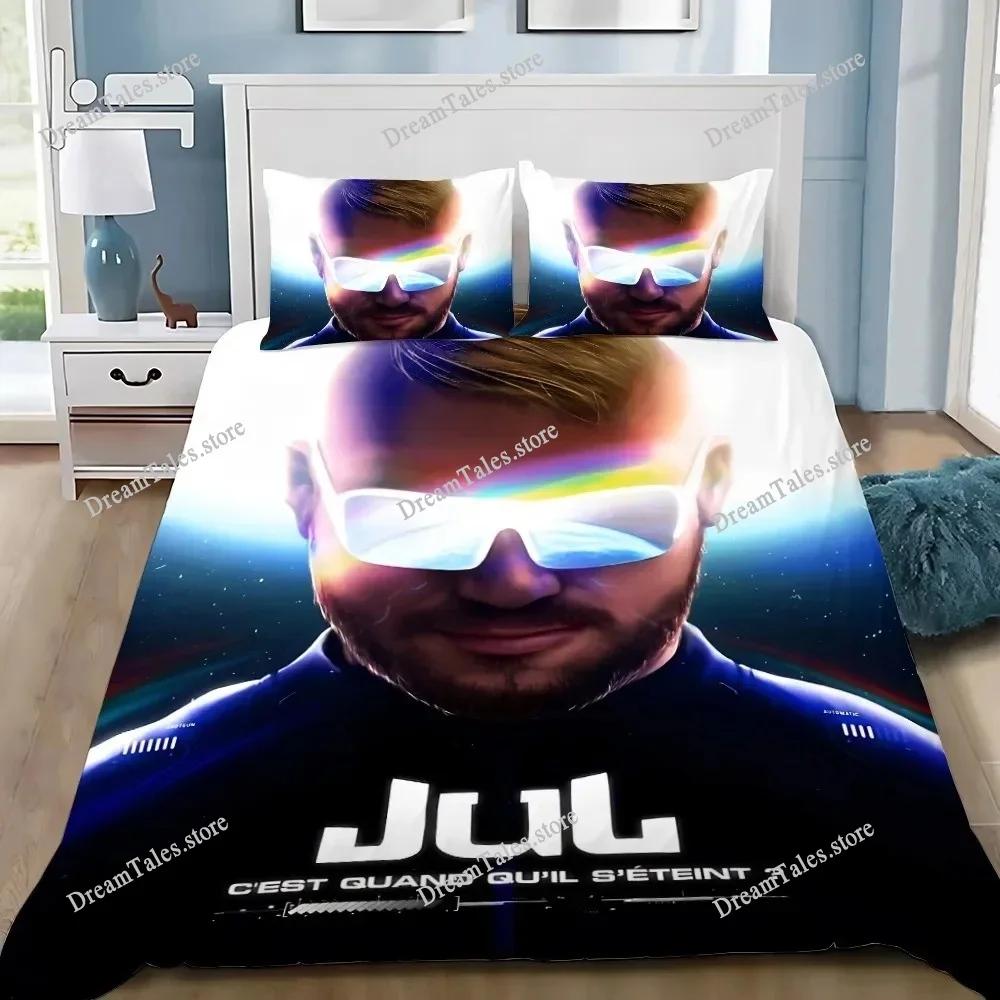 Nové Povlak na přikrývku Rapper JuL C'est Pas Povlak na polštář Ložní prádlo Des Lol Sada Pro dospělé Dívka Chlapec Dekorace ložnice Jednolůžko Dvojlůžko Velká velikost