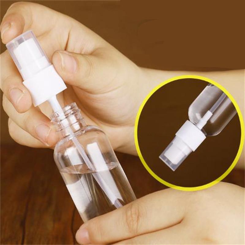 50PCS 10ml 30ml 50ml 100ml Clear Empty Spray Bottles Refillable Container Empty Cosmetic Containers Refillable Bottles Wholesale