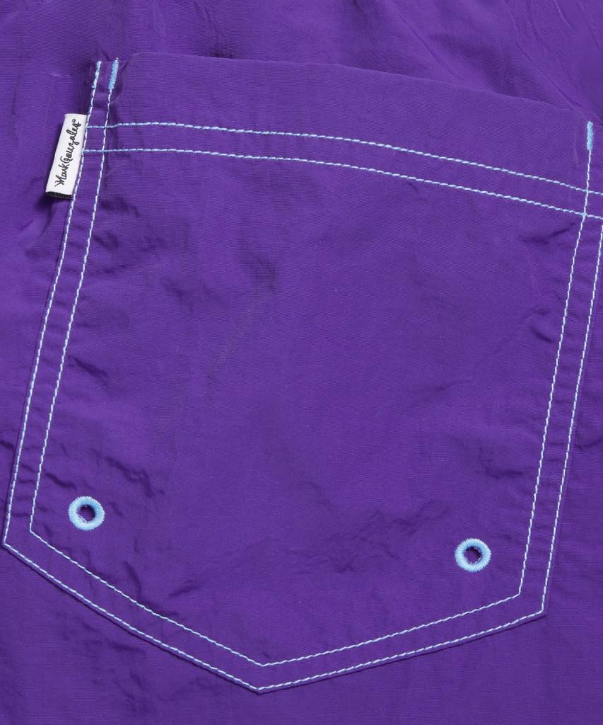 MARK GONZALES Nylon Stitch Detail Short - Purple
