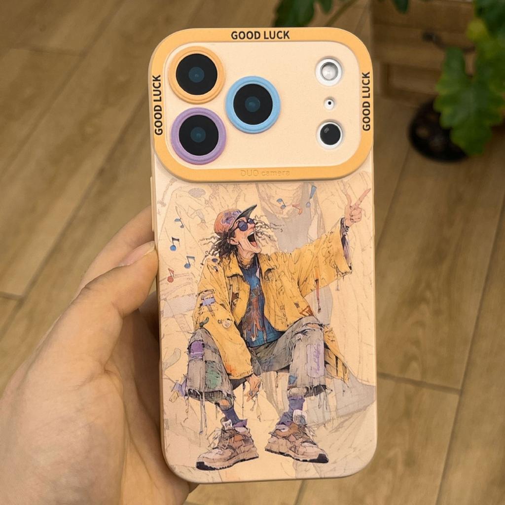 Applicable Apple 17promax clown male artist 1615iphone14 Europe and America 13 silicone 12 soft 11