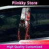 2pcs Skeleton Halloween Knight Car Stickers DIY Car B-pillar Cover Scratches Waterproof Durable Decoration Auto PET Decals