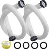 1.5" Pool Pump Hose For Intex Sand Filter Pumps & Saltwater Systems 29060E Pool Filter Hose For Intex & Coleman Above Ground Pools Parts 59" Long