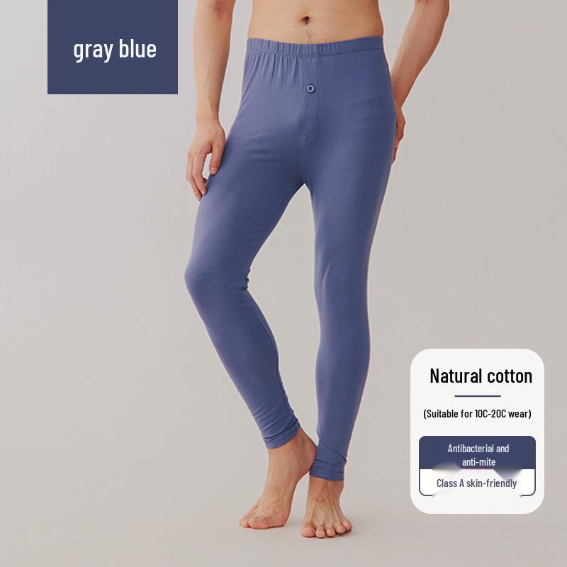 Men's Pure Cotton Slimming Antibacterial Autumn Long Underpants